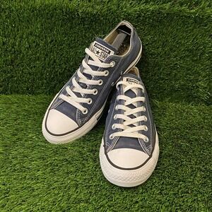Converse Chuck Taylor All Star Low Womens Size 8 Navy Blue Canvas Sneaker W9697*